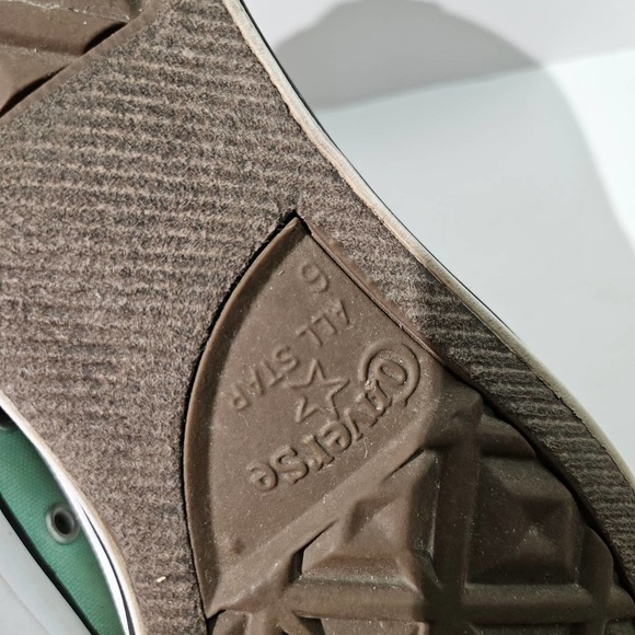 Converse All‎ Star Classic Low Top Sneakers Women's 8 Men's 6 Mint Green - Picture 6 of 8